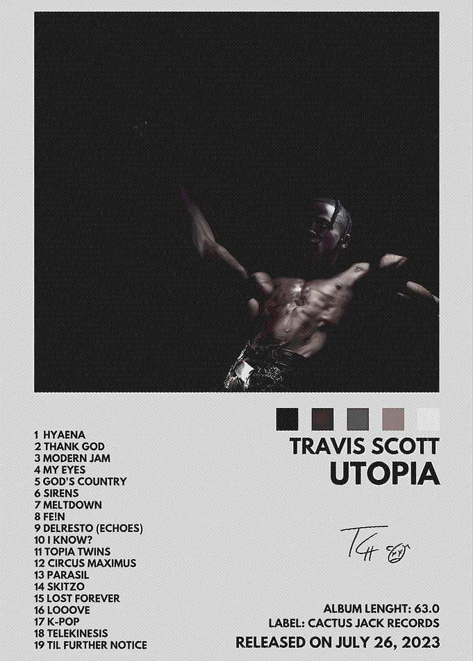 Travis Scott Utopia Album Cover