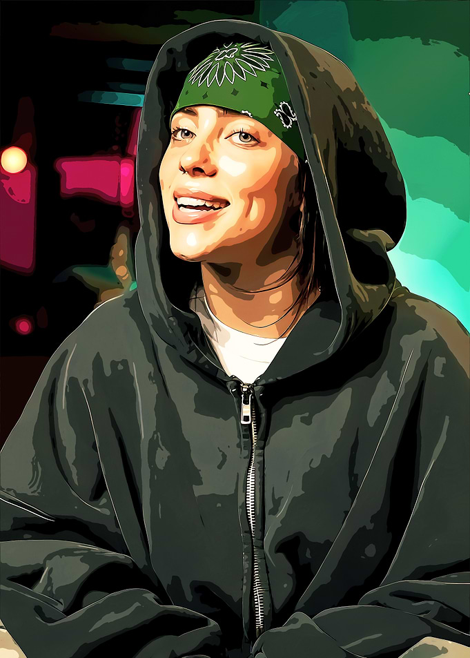 Billie Eilish Digital Art