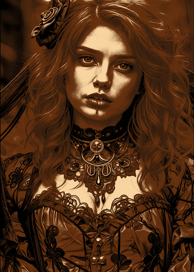 Victorian Woman Portrait