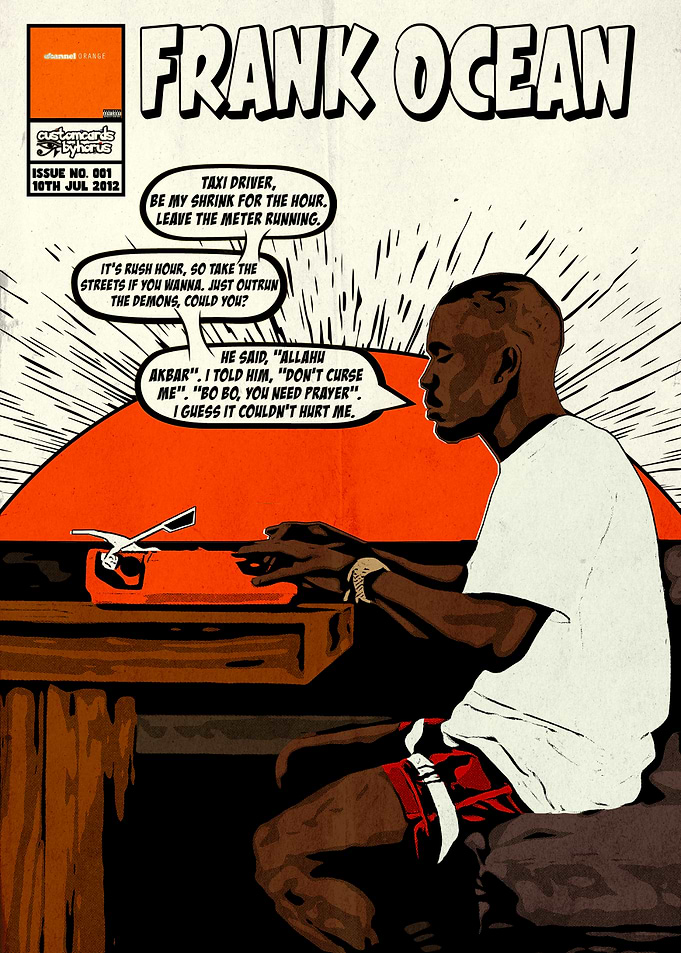 Frank Ocean Comic Book Cover