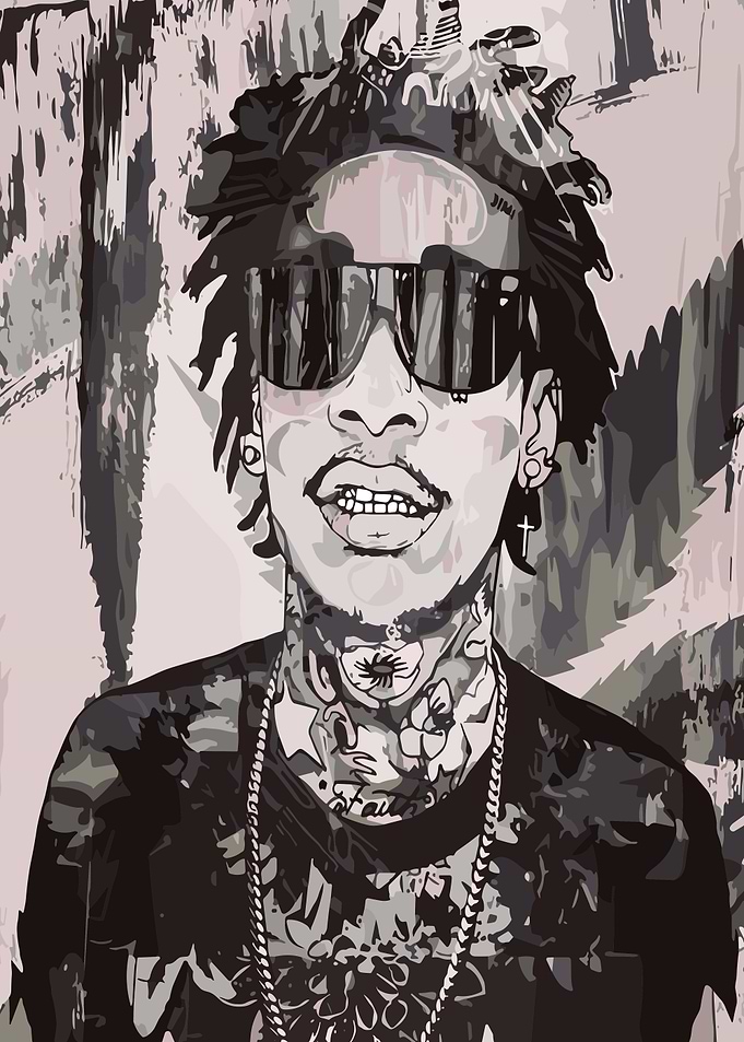 wiz khalifa rap star hip hop