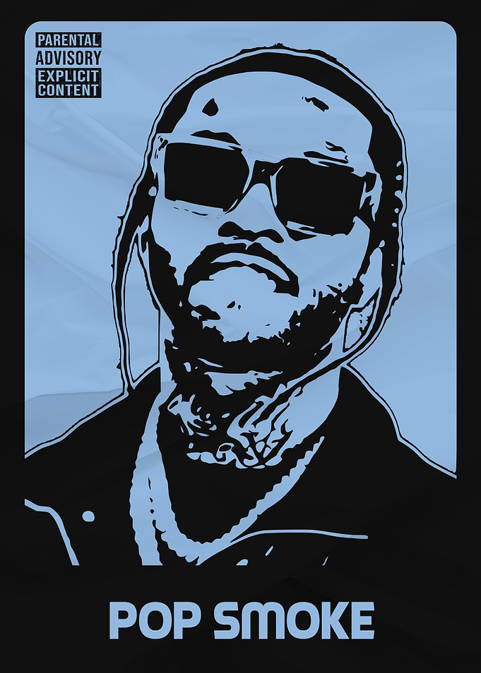 Pop Smoke Portrait