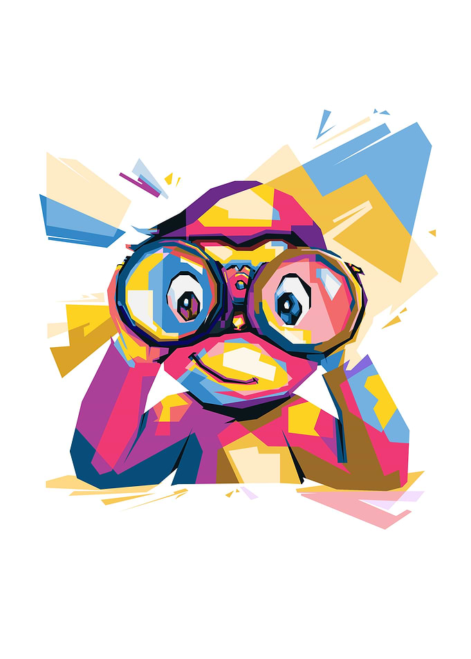 Monkey with Binoculars