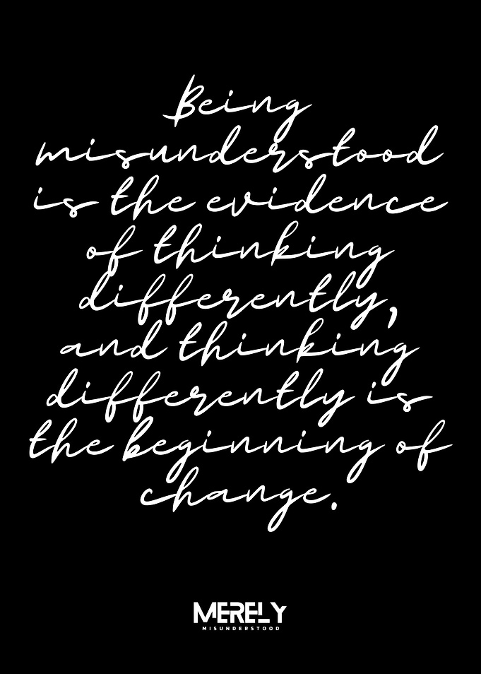 Misunderstood Quote