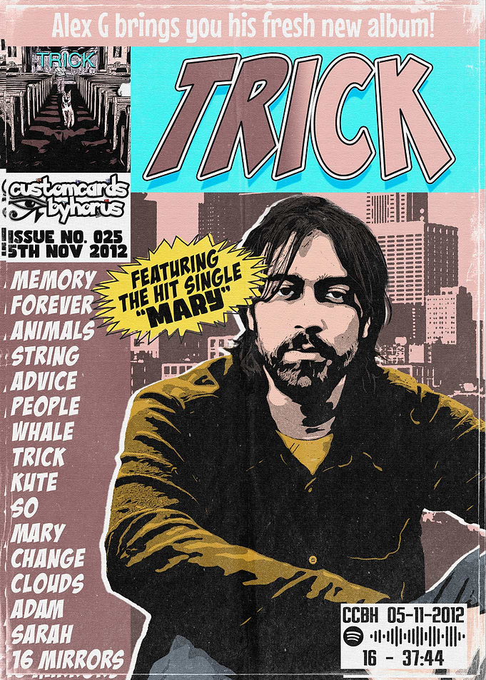 Alex G Comic Book Cover