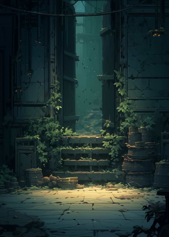 Overgrown Ruins Entrance