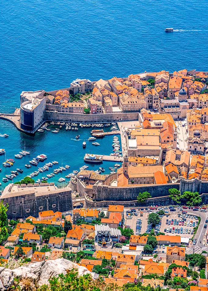 Aerial View of Dubrovnik