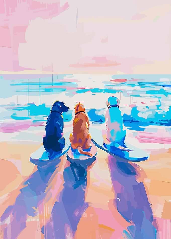 Dogs on the Beach