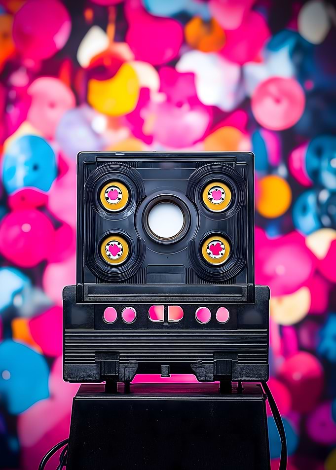 VHS Cassette Close-up Music