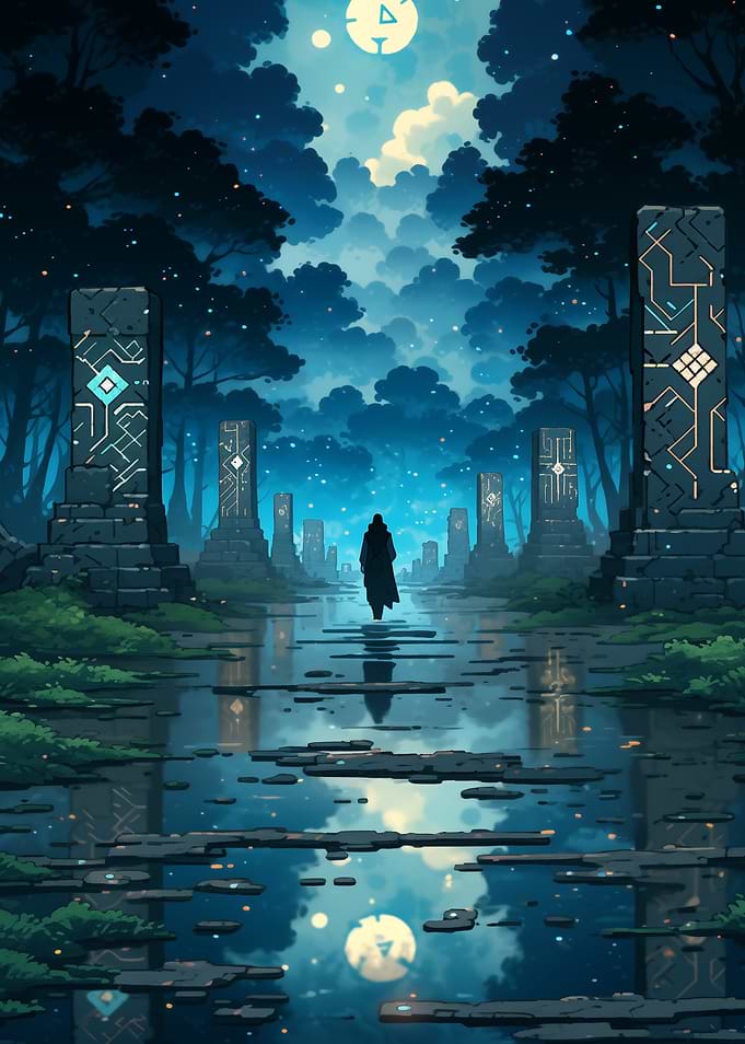 Mystical Forest Path