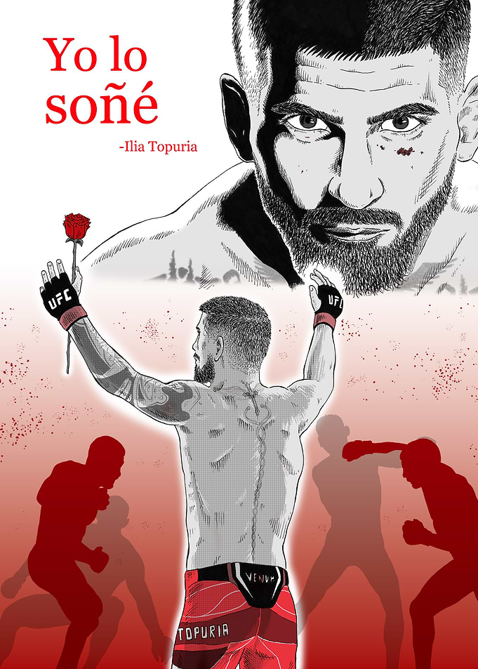 Ilia Topuria UFC Art