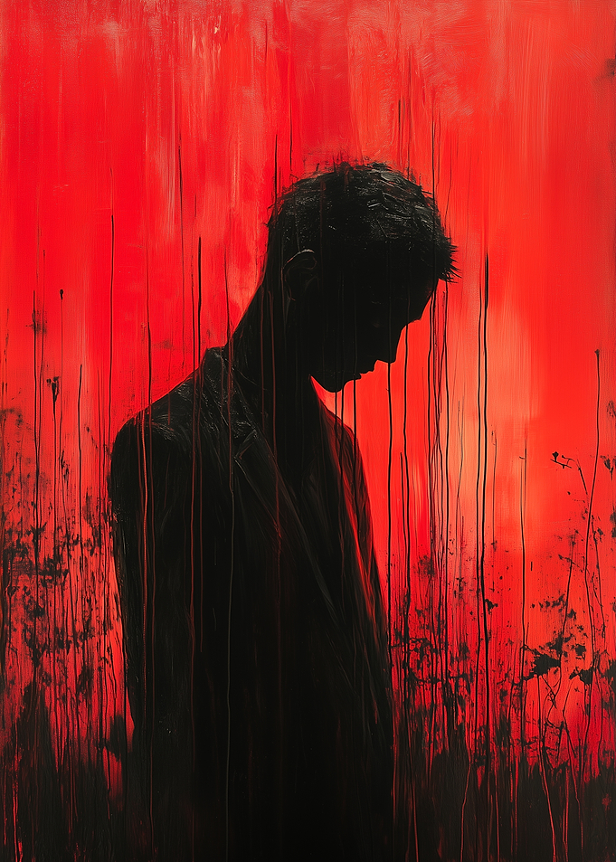 Silhouette in Red