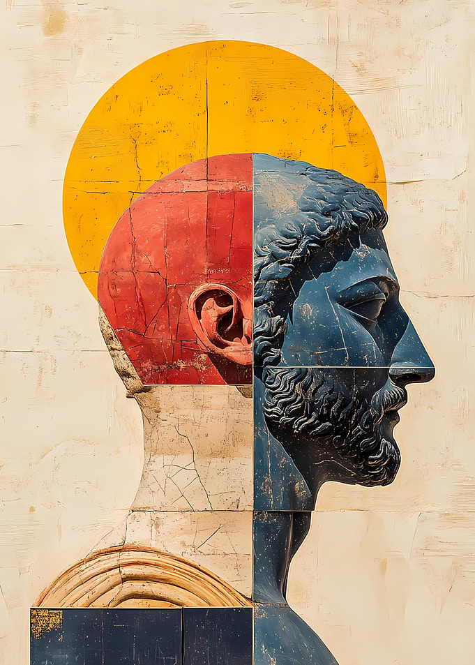 Abstract Bust Sculpture