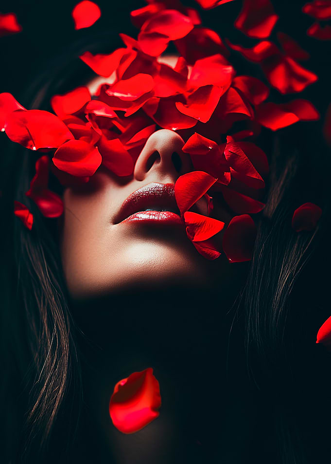 Rose Petal Portrait