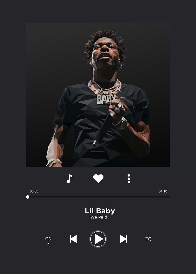 Lil Baby Music Player