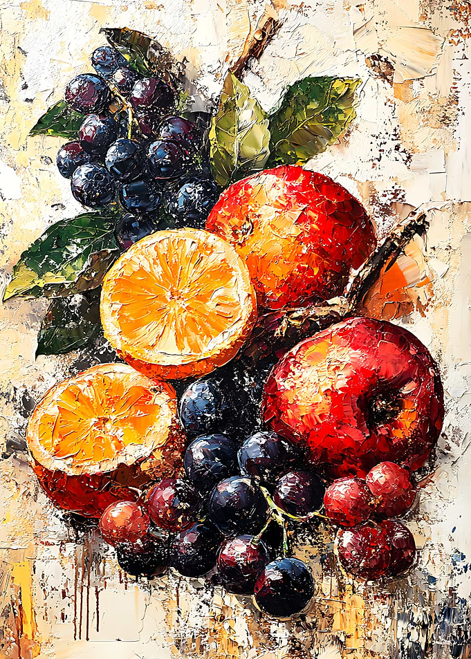 Fruit Still Life Painting