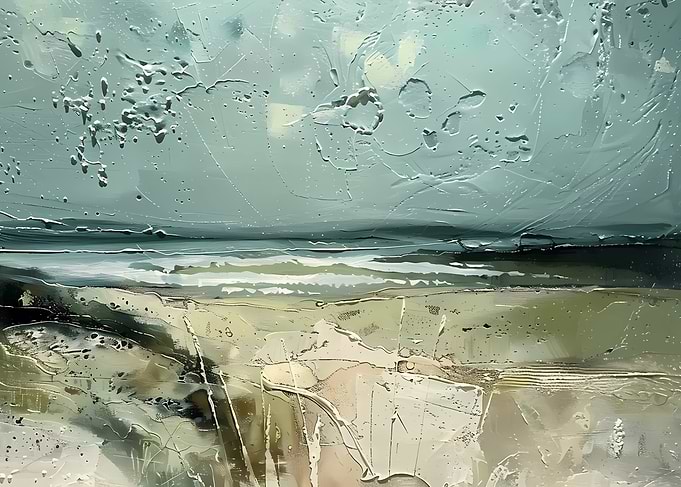 Seascape Abstract Painting