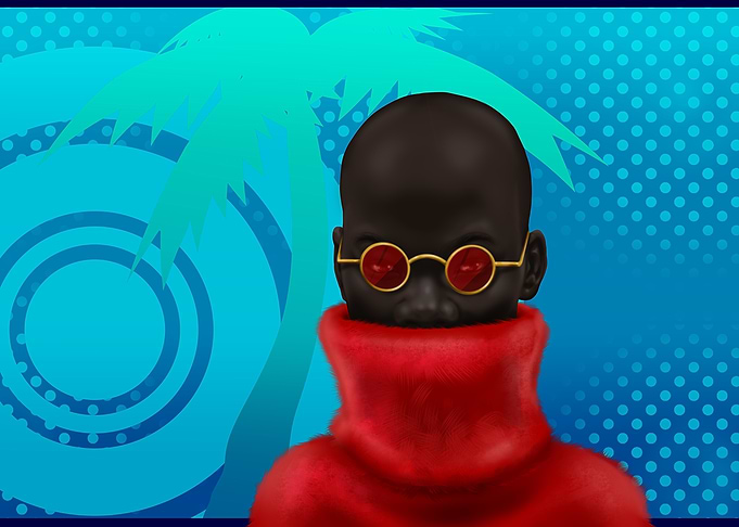 Red Turtleneck