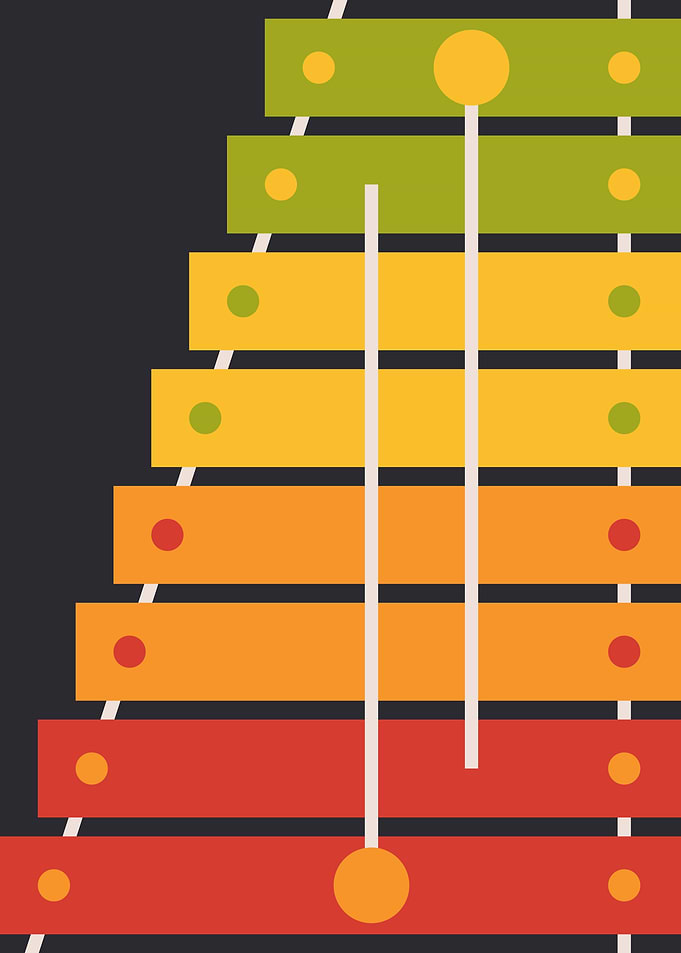 Colorful Xylophone