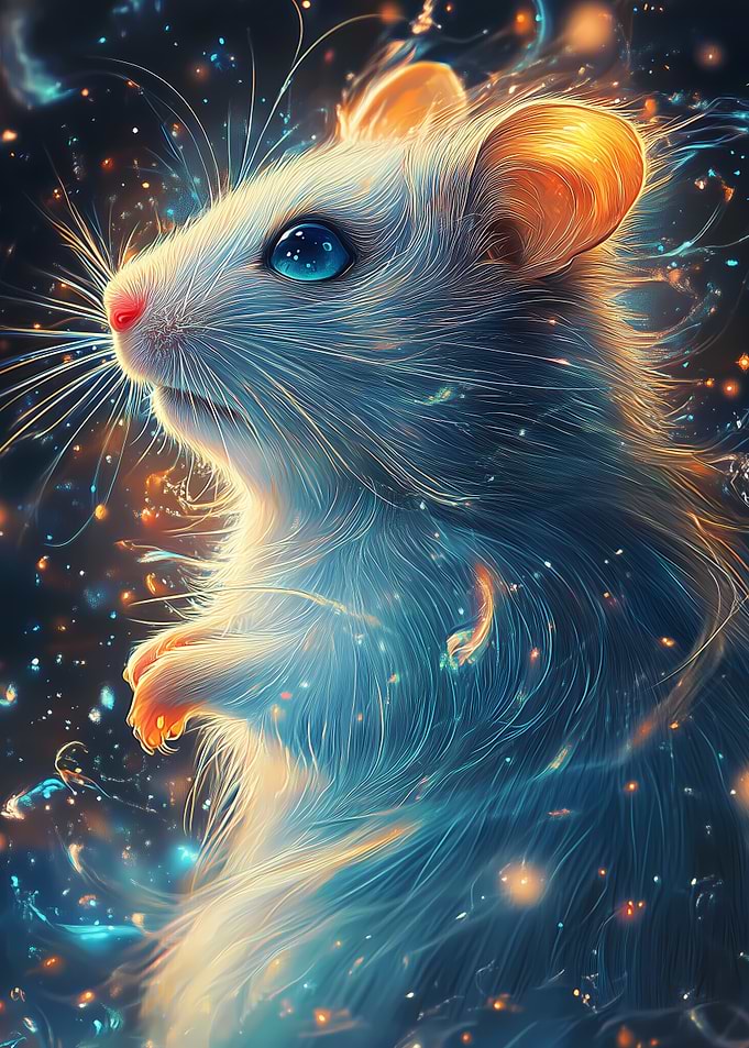 Magical White Hamster