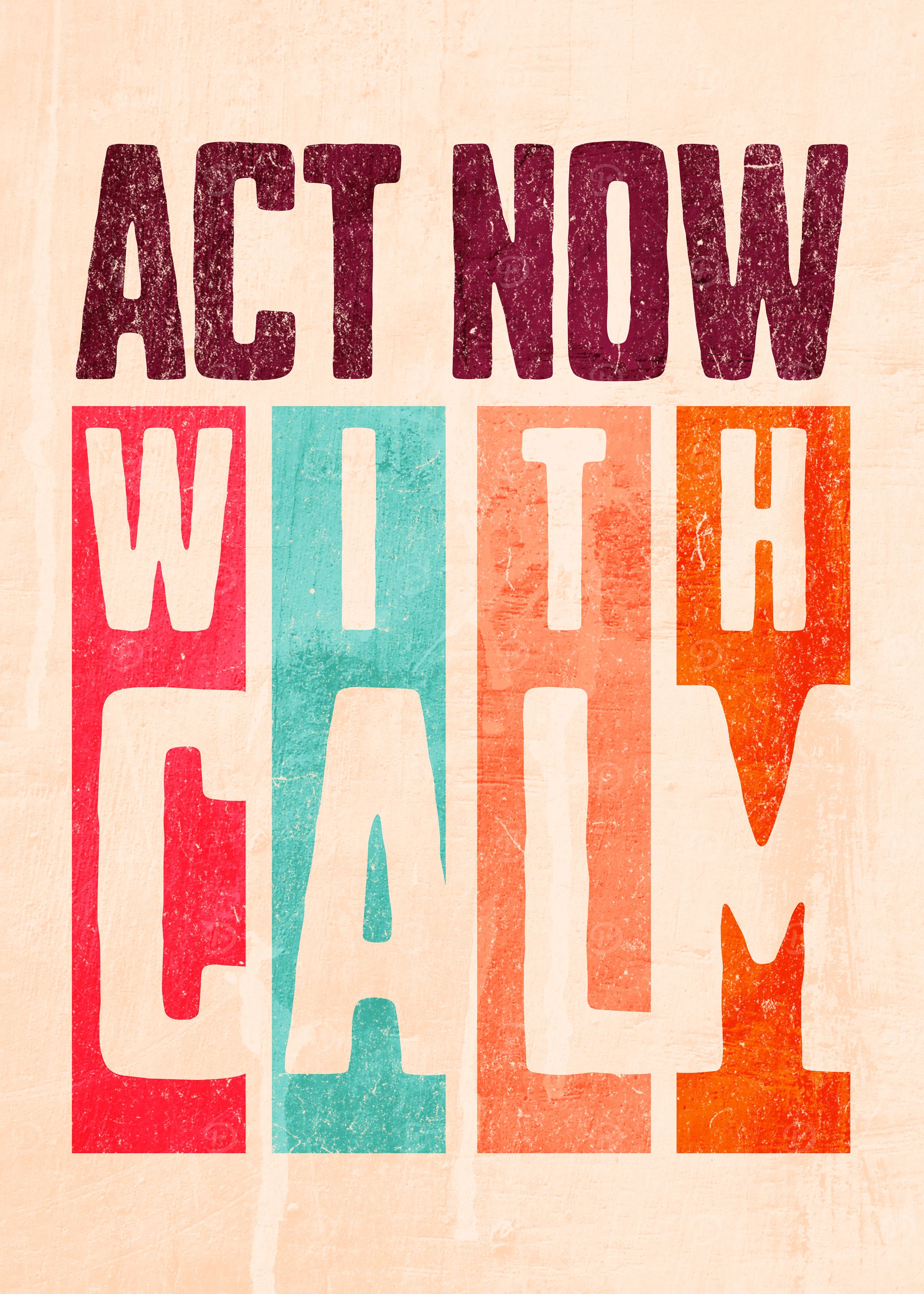 Motivational Stoic Poster