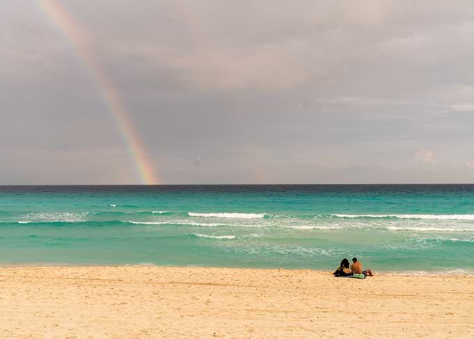 Rainbow Beach Scene