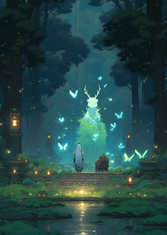 Forest Spirit & Traveler