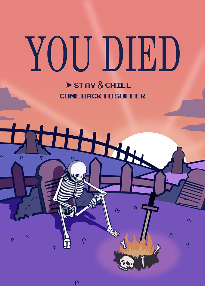 You Died Game Over