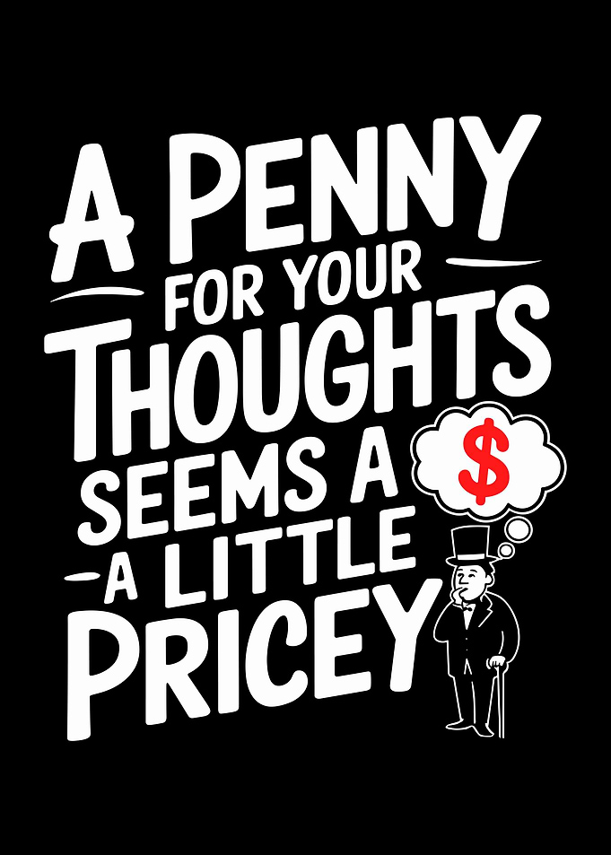 A Penny For Your Thoughts Seems A Little Pricey