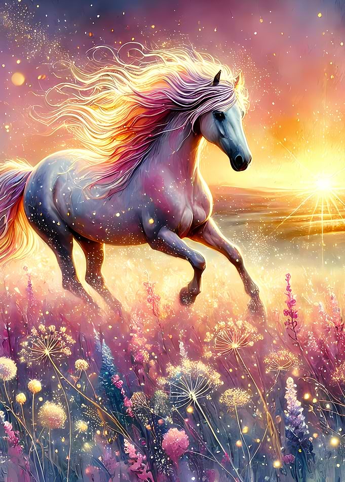 Magical White Horse