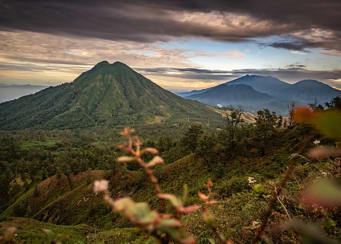 Mountain Landscape at Sunset