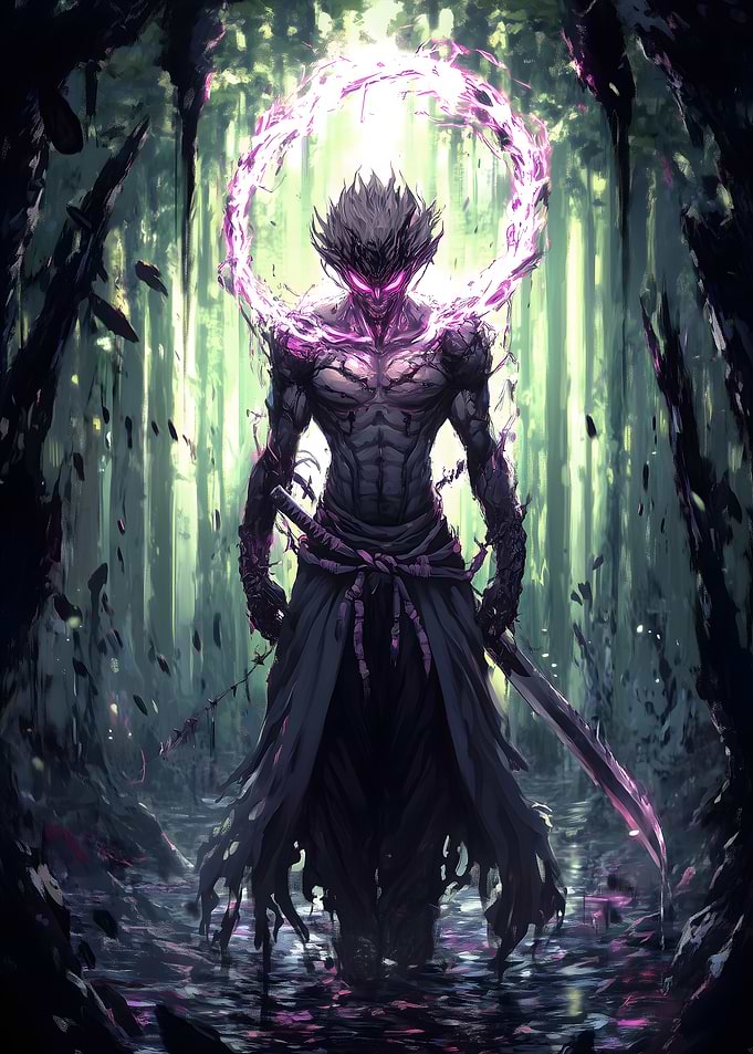 Forest Dark Samurai