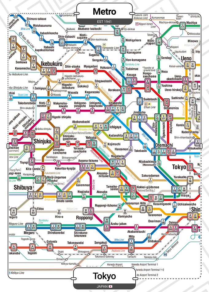 Tokyo Metro Map