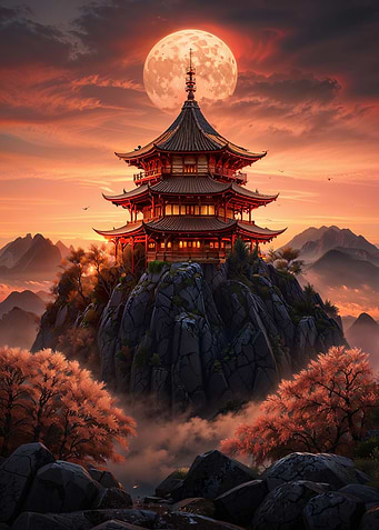 Pagoda on Mountaintop