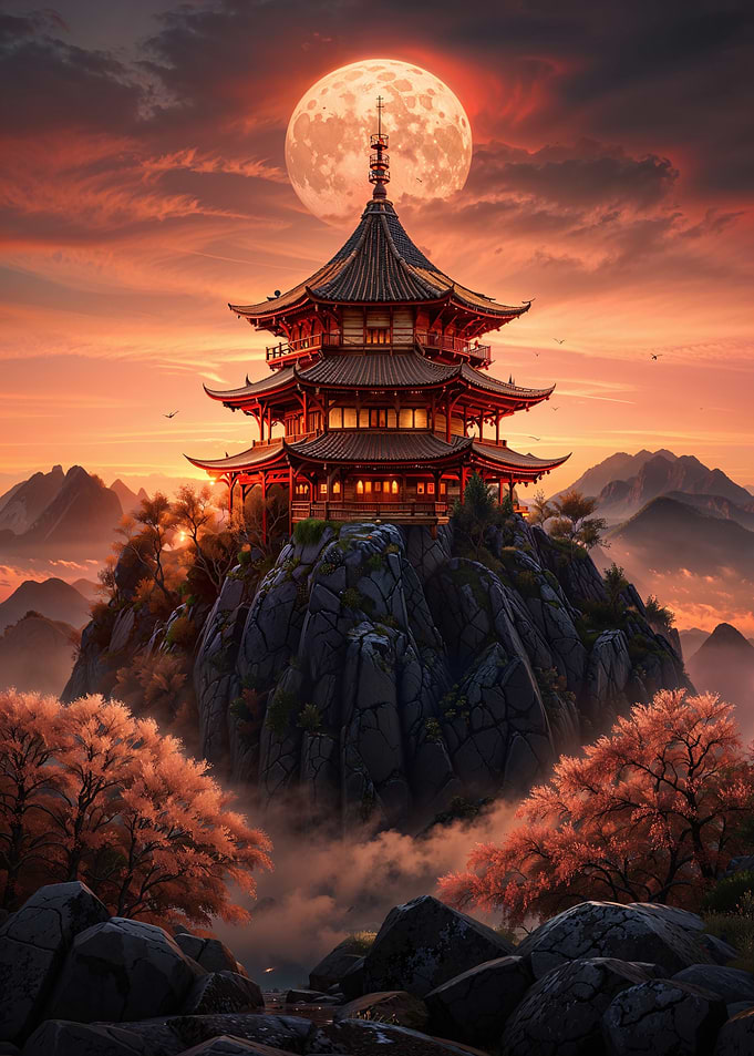 Pagoda on Mountaintop