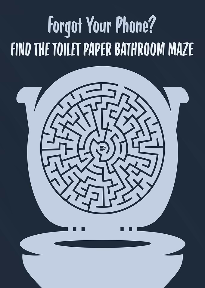 Bathroom Maze Game