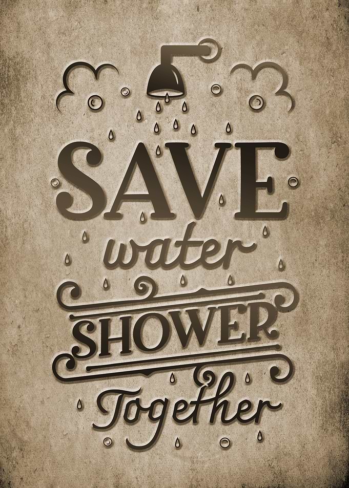 Save Water Shower Together