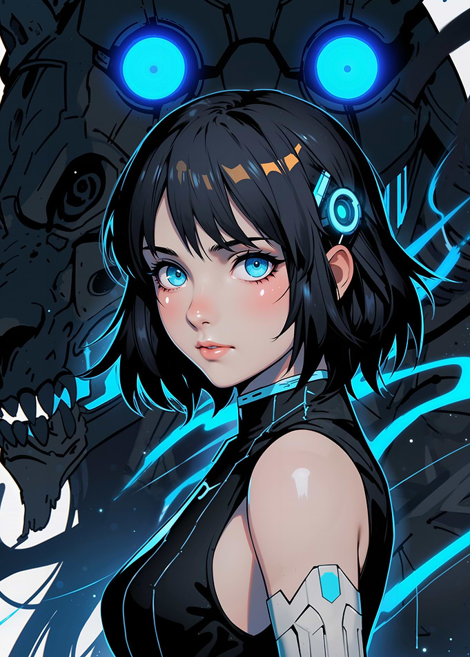 Cyberpunk Anime Girl