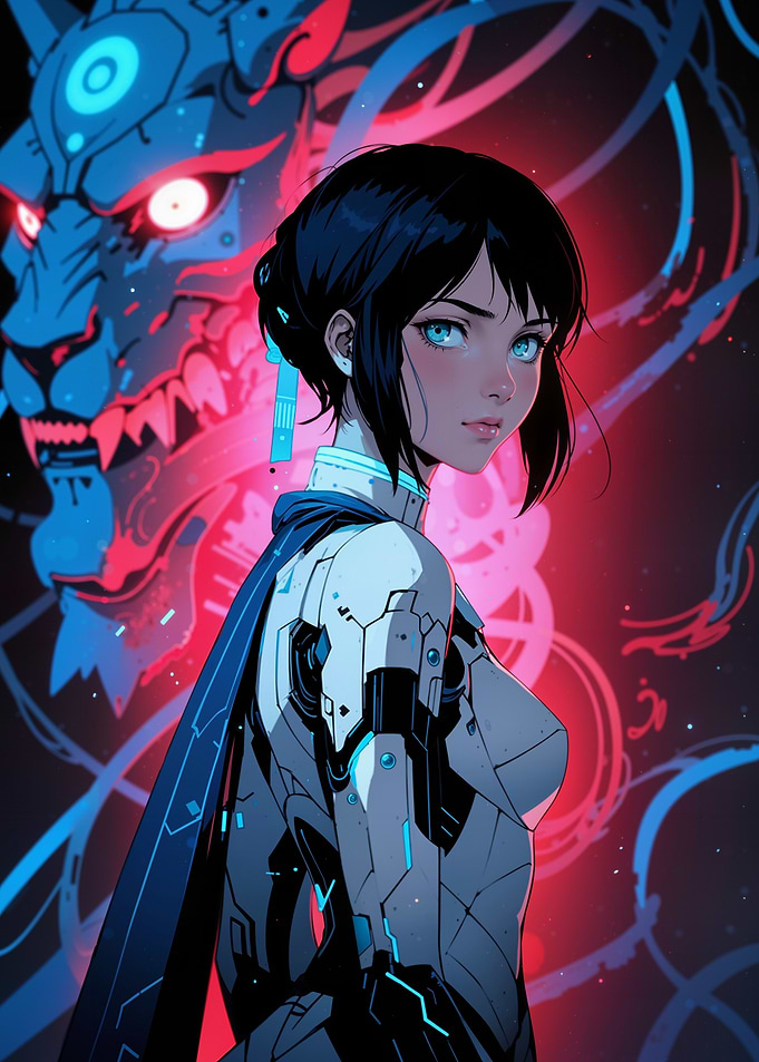 Cyberpunk Anime Girl