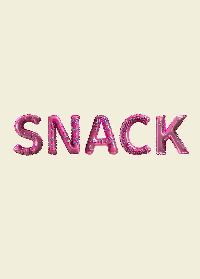 Snack Pink Balloons