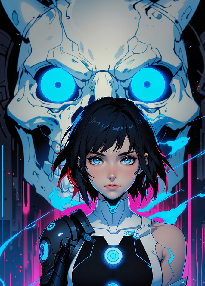 Cyberpunk Anime Girl