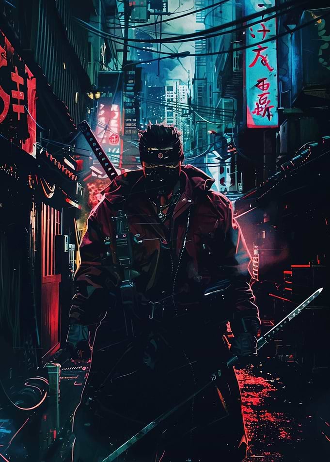 Cyberpunk Samurai