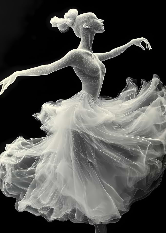 White Smoke Ballerina