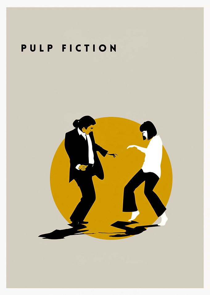 Pulp Fiction Minimalist Poster