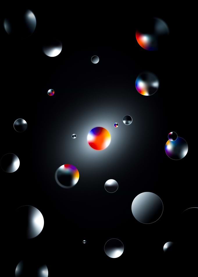 Abstract Sphere Art