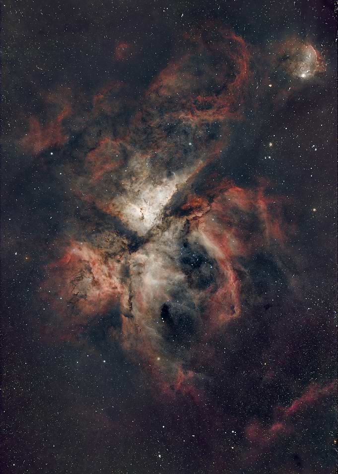 The Carina nebula in January 2025