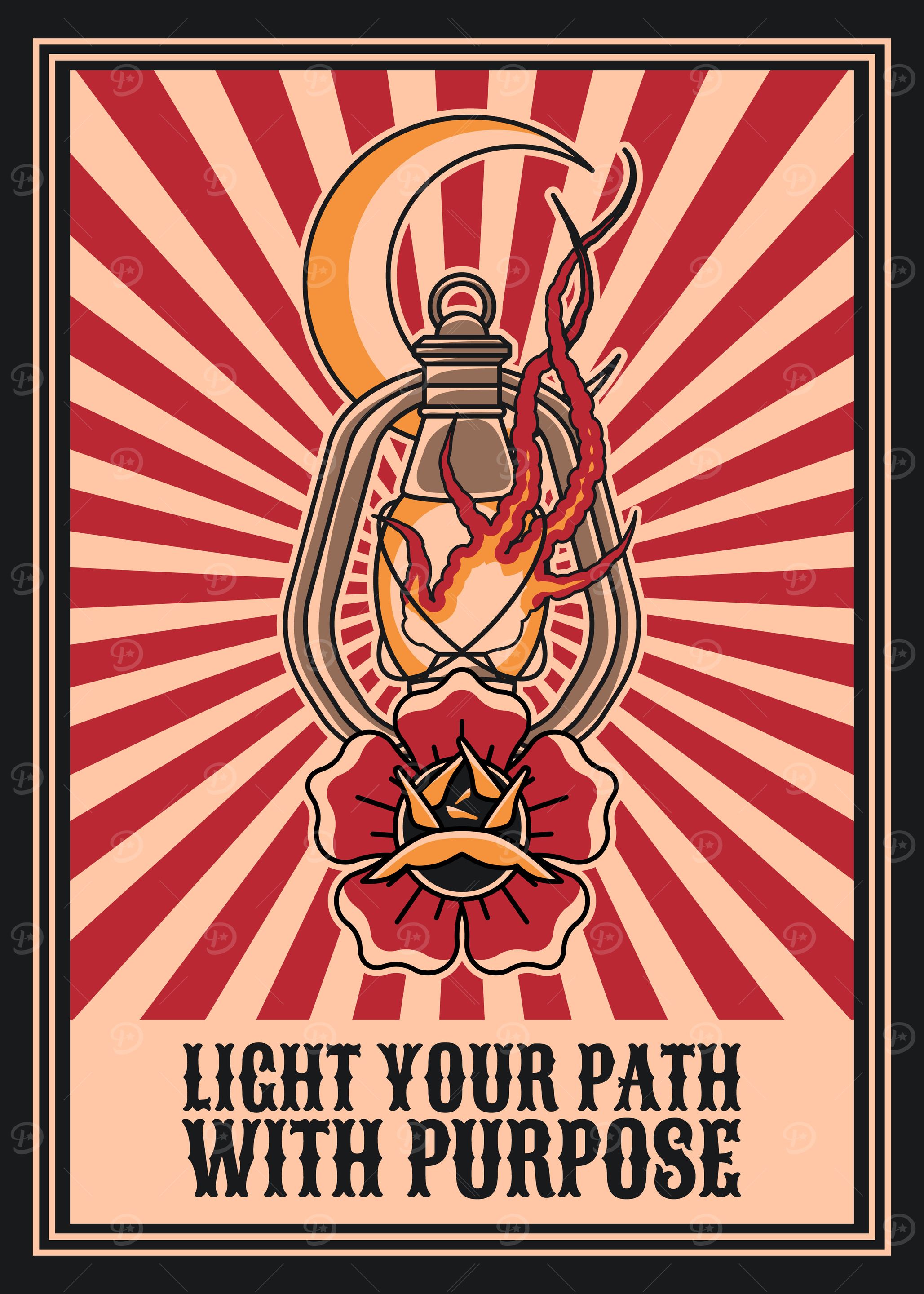 Light Your Path Lantern Art