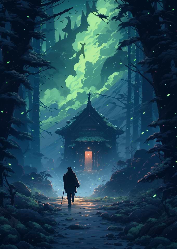 Mysterious Forest Path