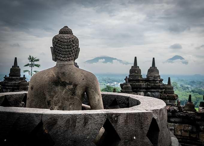 Buddha Statue at Borobudur