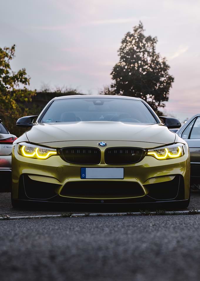 Yellow BMW M4